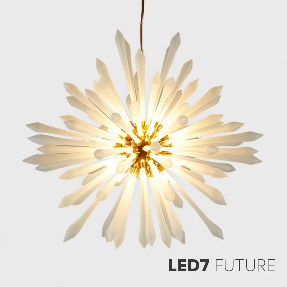 Loft Industry Modern - Crystall Sun Chandelier